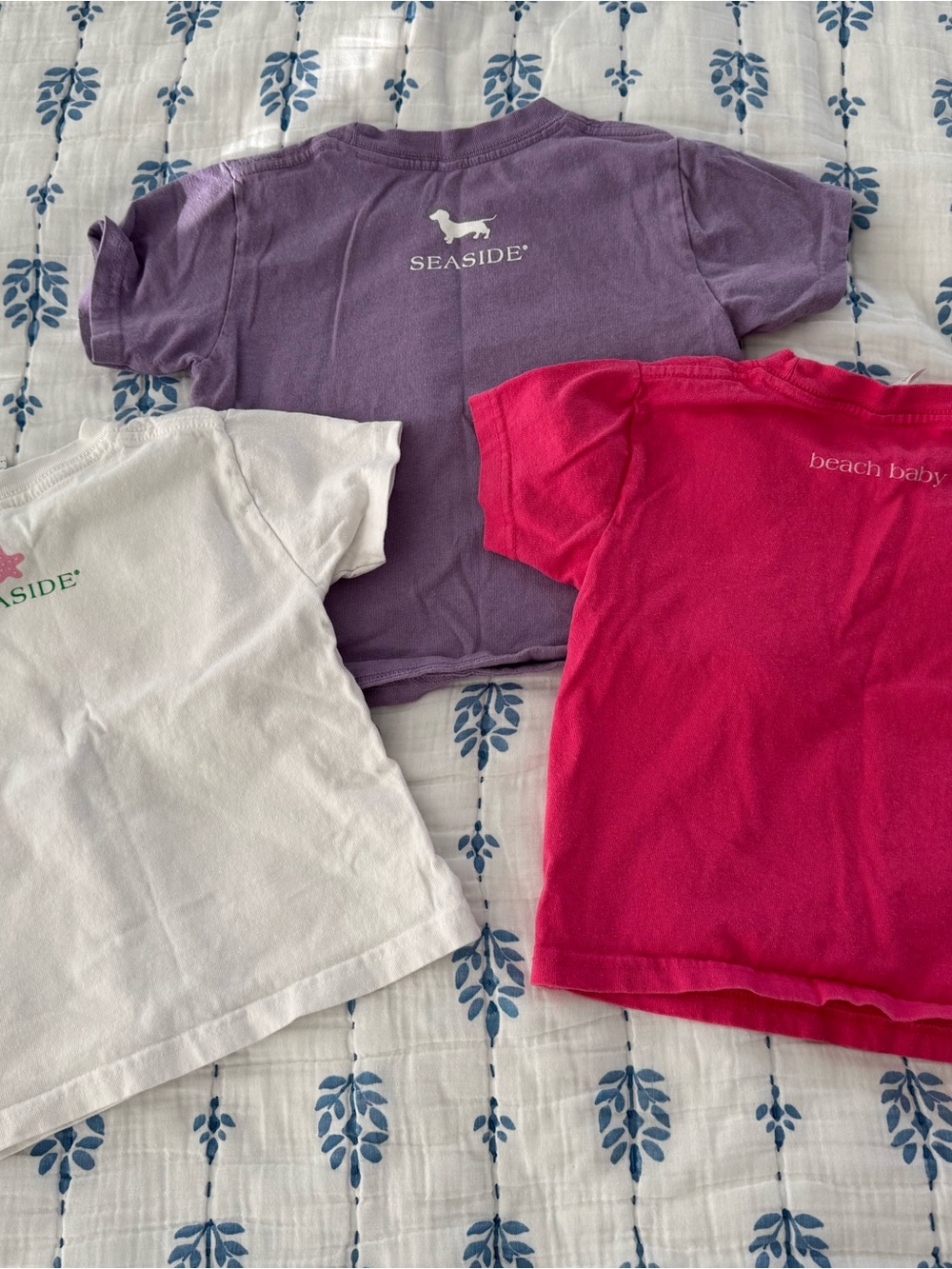 Seaside Kids' Short Sleeve Tee - Purple Graphic - Picture 2 of 2
